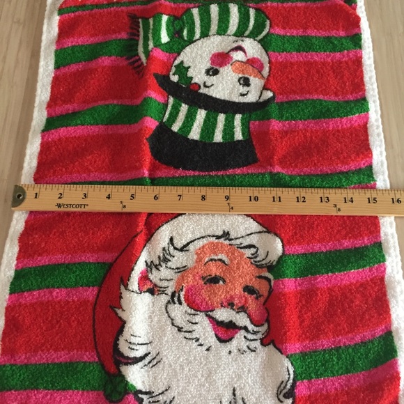 80s Santa-Snowman Towel - Picture 5 of 8